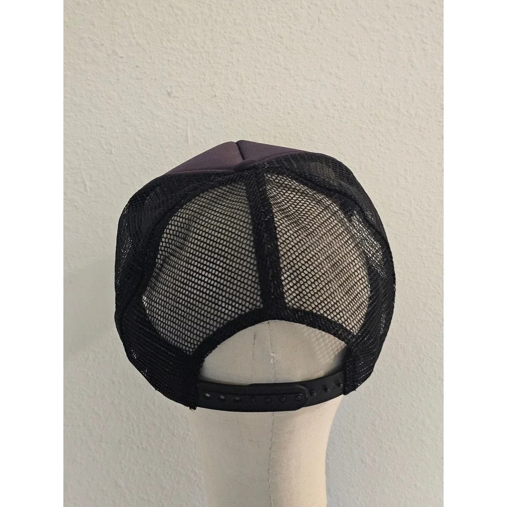 Pray For Surf Trucker Hat Black Mesh Snapback Foam Front Made in USA Hat